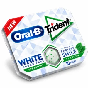آدامس نعنا تریدنت اورال بی مدل وایت Oral B Trident