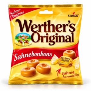 آبنبات کاراملی خامه‌ای ورترز اورجینال Werther’s Original وزن 120 گرم