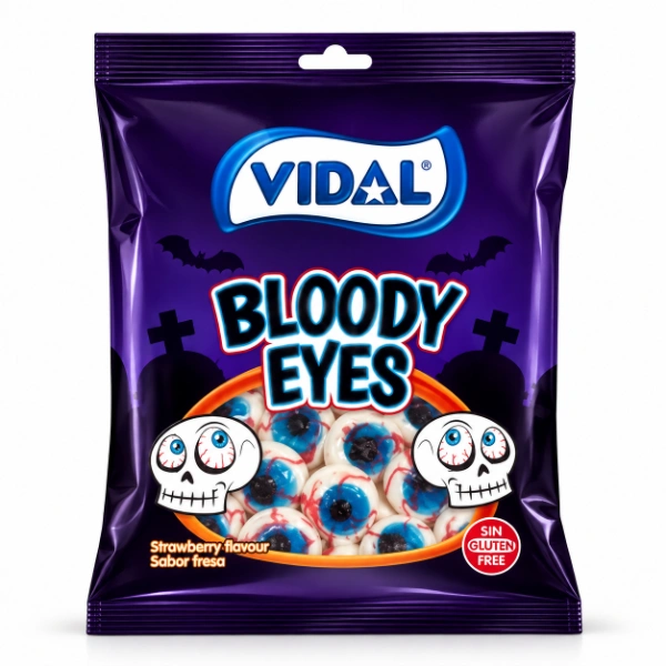 gummy-house.com_a4ff7d85-6d30-4835-bea0-1920b2308db7 پاستیل چشم خونی ویدال Vidal Bloody Eyes طعم توتفرنگی وزن 90 گرم