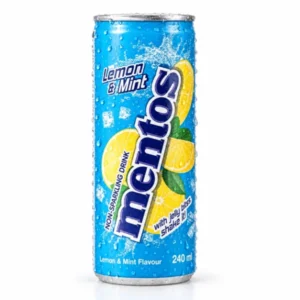 نوشیدنی پالپ دار برند منتوس mentos با طعم لیمو و نعناع