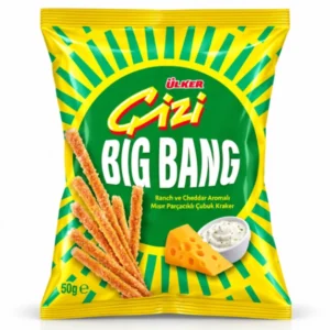 کراکر چوبی اولکر Çizi Big Bang طعم رنچ و چدار وزن 50 گرم