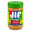 کره بادام زمینی حاوی امگا 3 کرمی جیف JIF Omega-3 creamy