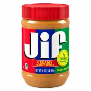 کره بادام زمینی جیف قرمز Creamy JIF