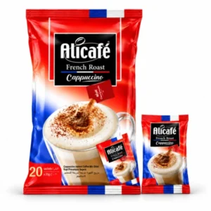 کاپوچینو علی کافه Alicafe مدل French Roast بسته 20 عددی