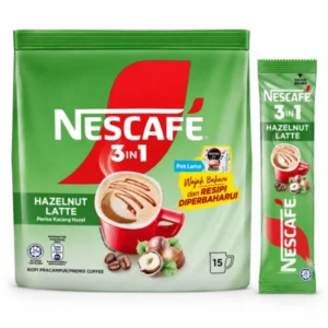 قهوه فوری 3 در 1 نسکافه Nescafe مدل لاته فندق Latte Hazelnut (اورجینال)