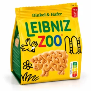 بیسکوییت با جو دوسر لایبنیز مدل باغ وحش 125 گرمی (leibniz)