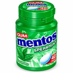 آدامس منتوس با طعم نعنا بدون شکر 56 گرم mentos