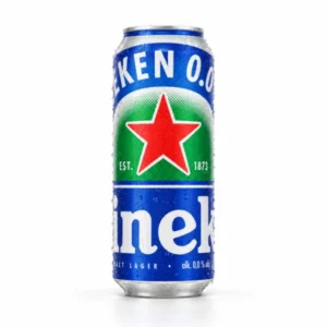 آبجو هینیکن قوطی کلاسیک (بدون الکل) 500 میل heineken