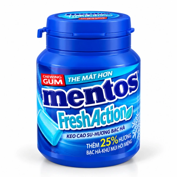 resized_66e4d888-2d7d-40af-9ab4-8c4eb1d784d9 آدامس بشکه ای Fresh Action منتوس 60 گرم Mentos