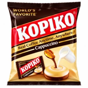 آبنبات قهوه کاپوچینو کوپیکو Kopiko Cappuccino وزن 140 گرم