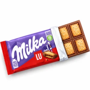 شکلات شیری میلکا با بیسکویت لو Milka LU
