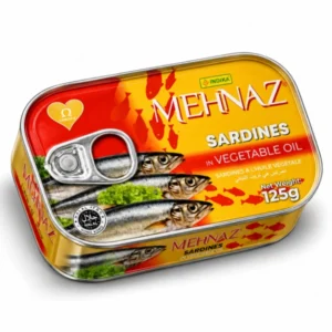 کنسرو ماهی ساردین در روغن گیاهی اندونزیای - 125 گرم