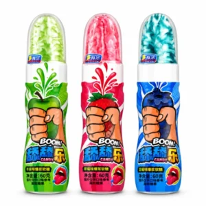 آبنبات فشاری همراه با سس Sqeeze pop