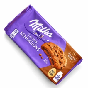 کوکی شکلاتی میلکا با مغز شکلات 156 گرم - milka